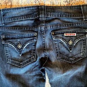 Hudson Distressed Black Bootcut #W170DCL